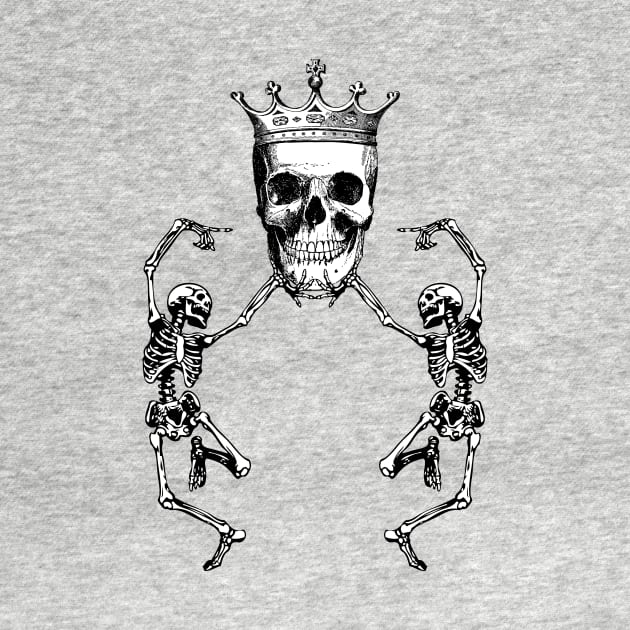 Skull King and Dancing Skeletons by Eclectic At Heart